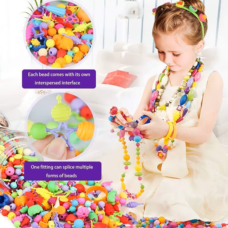 Pop Beads Necklace Bracelet Kit DIY for Kids