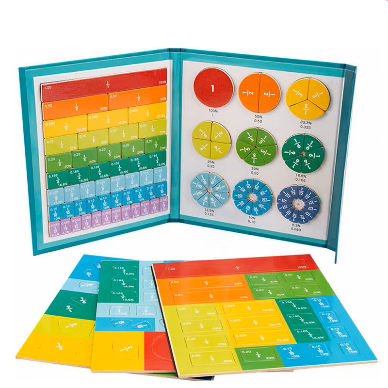 Educational Math Puzzle – Fraction Learning Game for Children