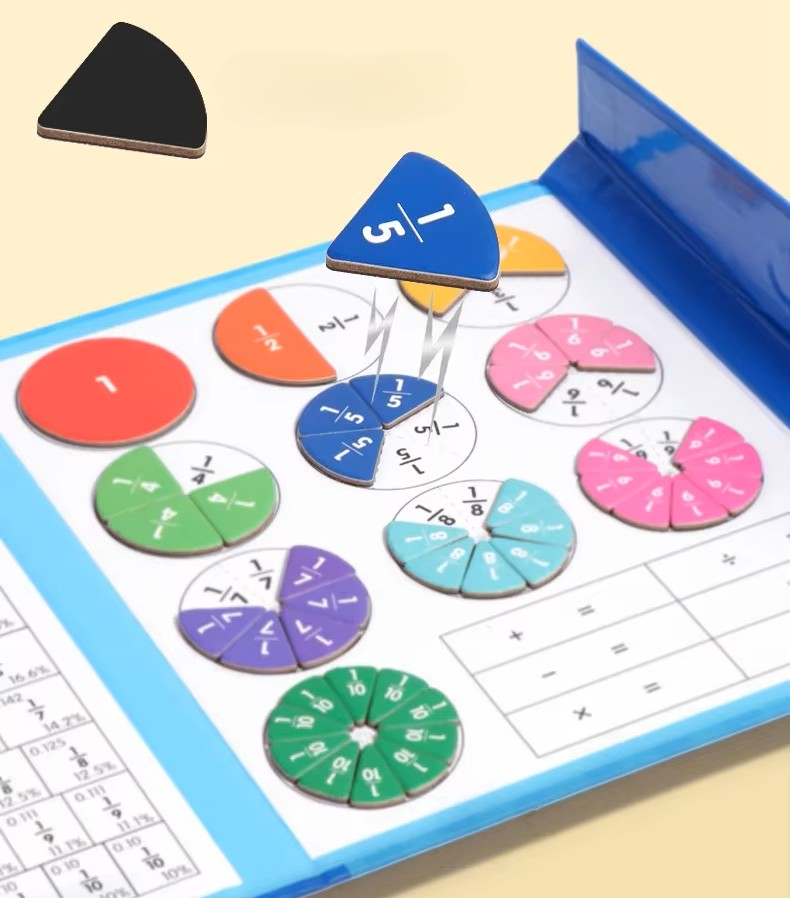 Educational Math Puzzle – Fraction Learning Game for Children