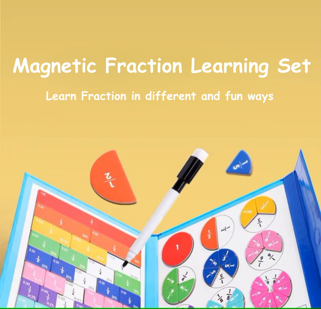 Educational Math Puzzle – Fraction Learning Game for Children