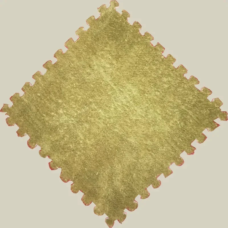Soft Fluffy Carpet Puzzle Tiles – Interlocking Floor Mats for Kids & Home Play Areas