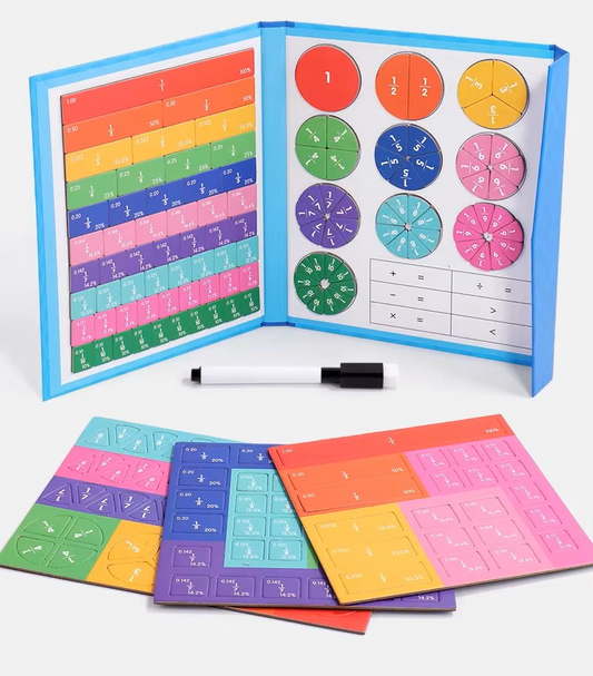 Educational Math Puzzle – Fraction Learning Game for Children