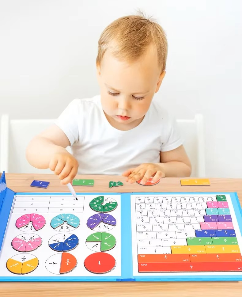 Educational Math Puzzle – Fraction Learning Game for Children